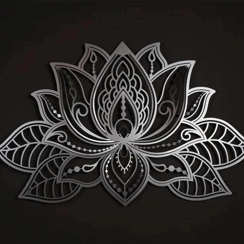 Metal Lotus Wall Art Metal Lotus Wall Art